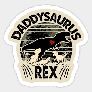 Daddysaurus Rex Sticker